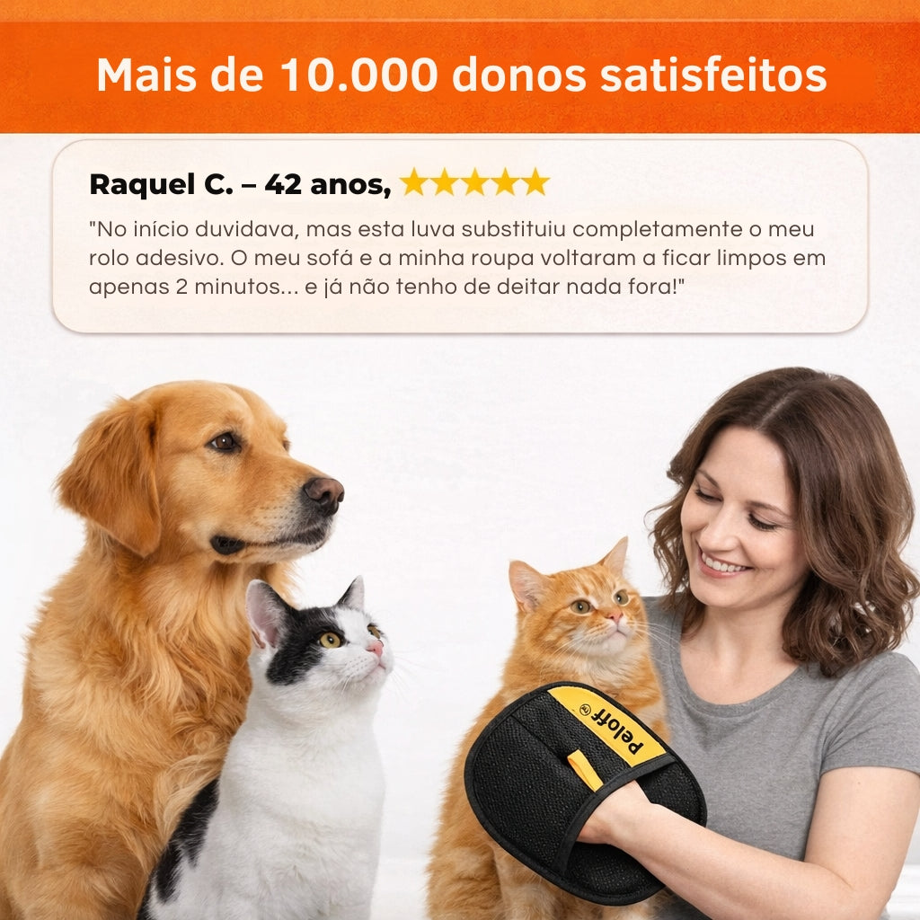 Peloff™ | Casa limpa, animais de estimação felizes