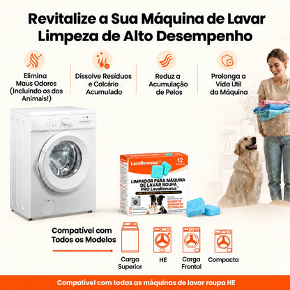 LavaRenueva™ | Cuidado Profundo da Máquina de Lavar